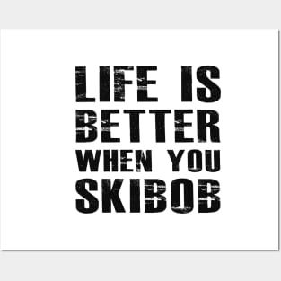 Skibob - Life is better when you skibob Posters and Art